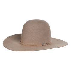 Rodeo King Natural 100X Self Band 4 1/2" Brim Open Crown Felt Cowboy Hat Open Crown Cowboy Hat, Fitted Western Felt Hat With Flat Bill, Western Felt Hat With Flat Bill, Western Fitted Felt Hat With Flat Bill, Western Panama Hat With Flat Bill For Country Events, Western Panama Hat For Country Events, Western Style Flat Bill Panama Hat For Country Events, Country Style Flat Bill Hat For Country Events, Country Style Flat Bill Hats For Rodeo