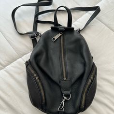 Gifted But Never Used. Mini Backpack With Plenty Of Pockets - Perfect For Traveling Or Festivals! Retailing Online For $248. Backpack Purses, Mini Backpack, Backpack Purse, Rebecca Minkoff, Backpacks, Festival, Women Shopping, Gifts, Black