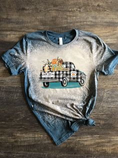 Unisex Bella Canvas Tee. Printed with Direct to Garment Printer. We do offer other color shirts bleached or non bleached, send us a message with custom orders or any questions you may have :) Western Thanksgiving, Thankful Turkey, Fall Shirts Women, Its Fall, Autumn T Shirts, Fall Plaid, Bella Canvas Tees, Thanksgiving Shirts, It's Fall