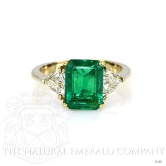 This beautiful 2.6 Ct. Emerald Cut Emerald Ring (#EJ23) set in 14K White Yellow is the perfect piece of emerald jewelry for that someone special in your life. Emerald Cut Emerald Ring, Loose Emeralds, Emerald Stone, Emerald Jewelry, Pendant Design, Zambia, Brilliant Diamond, Natural Emerald, Emerald Ring