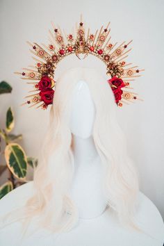 Zodiac Sign Birthday Headband B-day Crown Scorpio Crown - Etsy Persephone Crown, Aquarius Jewelry, Zodiac Jewellery, Festival Headpiece, Zodiac Signs Scorpio, Birthday Headband, Red Crown, Senior Prom, Zodiac Gifts