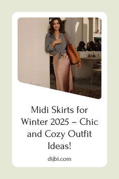 Midi Skirts Style, Capsule Wardrobe Casual, Mid Skirt, Older Women Fashion, Chic Skirts, Fashion Fail, Winter Skirt