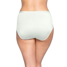 Vanity Fair Body Caress Hi-Cut Panty 3-Pack The Body Caress Hi-Cut from Vanity Fair is designed with silky fabric and a flexible fit that provides light all over smoothing for a flawless look under clothes. This panty features a super soft covered elastic waistband and leg openings for comfort. Full rear coverage ensures that the garment will stay in place and not ride up.         Body: 78% Nylon/22% Spandex      Lining (Gusset): 100% Cotton      Care Instructions: Machine Wash Cold, Only Non-Ch Stretch Satin Bottoms For Summer, Fitted Satin Short Length Bottoms, Fitted Silk Bottoms Short Length, Fitted Satin Short Bottoms, Stretch Satin Finish Brief Bottoms, Elegant Full Coverage Bottoms For Summer, Full Coverage Summer Bottoms For Daywear, Fitted Satin Bottoms For Daywear, Fitted Satin Finish Bottoms