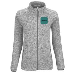 Women's Summit Sweater-Fleece Jacket Cozy Sports Outerwear, Cozy Fleece Jacket For Sports In Fall, Cozy Fleece Jacket For Fall Sports, Cozy Long Sleeve Fleece Jacket For Sports, Cozy Fall Sports Outerwear, Cozy Sports Outerwear For Fall, Gray Fleece Jacket For Sports In Fall, Gray Fleece Jacket For Fall Sports, Gray Fleece Jacket For Fall