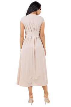 Details-Fashion long maxi dresses, round neckline, sleeveless back invisible zipper, side pocket Model size small 5'8" 34D"-25"-40" S: Bust 35 in, Waist 28 in, Length 51 inM: Bust 36 in, Waist 29 in, Length 52 inL: Bust 39 in, Waist 31 In, Length 52 inXL: Bust 41 in, Waist 33 in, Length 52 in2XL: Bust 43 in, Waist 35 in, Length 53 in 3XL: Bust 46 in, Waist 36 in, Length 53 in Made In: CHINAFabric Contents: POLYESTER Sleeveless Beige Maxi Dress With Side Slits, Spring Sleeveless Midi Dress With Back Zipper, Beige Maxi Dress With Side Slits, Spring Sleeveless Maxi Dress With Side Slits, Spring Maxi Dress With Back Zipper, Spring Midi Sleeveless Dress With Side Slits, Spring Sleeveless Midi Dress With Side Slits, Summer Maxi Dress With Back Zipper, Stretch Maxi Dress With Back Zipper For Summer