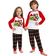 Celebrate the holiday season with a touch of whimsy in The Christmas Grinch Printed Family Matching Pajama Set. Adorned with playful Grinch prints, these coordinated pajamas bring festive cheer to your family gatherings. Create lasting memories, stay cozy, and let your family's holiday spirit shine with these fun and festive pajama sets. Specifications: Material: Polyester Collar: Round-Neck Length: Ankle-Length Pants Pattern Type: Print Sleeve Length: Full Item Type: Pajamas Grinch Pattern, Der Grinch, Matching Pajama Set, Matching Pajama, Family Pajama Sets, Christmas Grinch, Pajamas Comfy, Family Christmas Pajamas, Holiday Magic