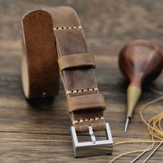 "At Cozy Handmade, we pride ourselves on using the highest quality materials for our products. This watch strap (NAT2) is made of premium full grain Italian veg tanned leather from one of the best tanneries in Italy. The leather features gorgeous texture and natural characteristics which will give your watch an instant rugged and vintage stylish look. Its appearance will get even better with time as it acquires patina, wrinkles and marks. This watch strap is designed to have no excess strap tail Classic Leather Watch Bands For Everyday, Leather Watch Bands For Everyday, Timeless Leather Watch Bands For Everyday, Classic Watch Bands With Waxed Finish For Everyday Use, Vintage Leather Watch Accessories For Everyday Use, Classic Watch Bands In Vintage Brown For Everyday Use, Classic Vintage Brown Watch Bands For Everyday Use, Classic Vintage Brown Watch Band For Everyday Use, Vintage Brown Leather Watch Accessories For Everyday Use