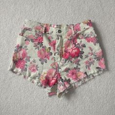 These Floral Shorts Are Cute For Summer. Never Worn Tags Still Attached. Bought From Dry Goods. Stretch Floral Print Shorts, Pink Fitted Cotton Shorts, Pink High Waist Bottoms With Floral Print, High Waist Pink Floral Print Bottoms, Pink Summer Cotton Bottoms, Pink Cotton Summer Bottoms, Pink Cotton Shorts For Summer, Pink Floral High-waisted Shorts, Pink Floral Print High-waisted Shorts