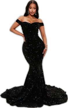 Glamorous Black Maxi Dress With Sweep Train, Black Sequin Gown, Engagement Gown, Maxi Gown, Sequin Maxi, Sequin Gown, Lace Evening Dresses, Evening Formal, Fashion Nova Dress