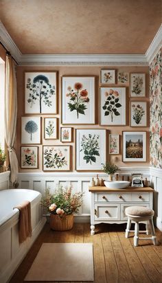 20 Charming Cottagecore Bathroom Ideas to Elevate Your Home’s Style 41 Cottagecore Bathroom Ideas, Cottagecore Bathrooms, Mushroom Bathroom, Cottage Core Bathroom, Cottage Bathroom Decor, French Country Decorating Bathroom, Cottagecore Bathroom, Autumn House, Cottage Bathroom Ideas