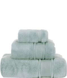 four towels stacked on top of each other