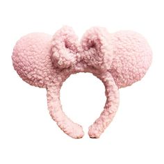 This pink sherpa Minnie Mouse headband by Disney Collection is an adorable must-have for your girl's dress-ups in colder temps. It features a soft fleecy Minnie Mouse ears with a bow embellishment. Character: Minnie MouseMeasurements: 10 Width/Inches, 10 Length/Inches, 1.75 Height/InchesCountry of Origin: Imported Mouse Headband, Minnie Mouse Headband, Pink Sherpa, Minnie Mouse Ears Headband, Mouse Ears Headband, Girls Handbags, Ears Headband, Minnie Mouse Ears, Ear Headbands