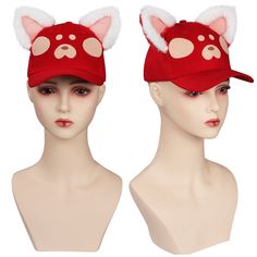 Turning Red Red Panda Cosplay Hat Cap Halloween Carnival Costume Accessories Material：Fabric Package included:Hat Shipping:  Processing time: 7-15 days  Standard Shipping(Free): 10-15 days. Fast Shipping: 3-5 days. Red Panda Costume, Womens Ball Caps, Agatha Harkness, Carnival Costume, Messy Bun Hat, Flex Fit Hats, Turning Red, Mom Hats, Ponytail Hat