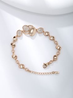 Material: Alloy Color: 18K Gold Plated (16 3) Fashion Element: Ellipse Style: Europe and America Rose Gold Alloy Bracelets, Gold Alloy Round Bracelets, Elegant Oval Metal Bracelets, Elegant Oval Metal Bracelet, Gold Metal Oval Bracelet, Jewelry Simple, Simple Jewelry, 18k Gold, Gold Plate