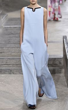 Sky Blue Textured Pique Jumpsuit by Kenzo for Preorder on Moda Operandi Spring Jumpsuit Outfit, Blue Washed Cotton Jumpsuit, Blue Casual One-piece Jumpsuits And Rompers, Blue Full-length Summer Jumpsuits And Rompers, Casual Blue Button-up Jumpsuit, Casual Blue Non-stretch Denim Jumpsuit, Dress Tight, Solid Color Jumpsuits, Casual Jumpsuit