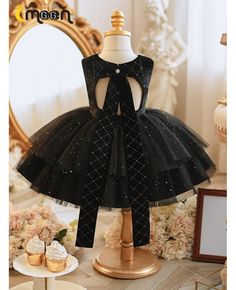 Get 10% off now! Buy bling black tulle unique flower girl dress with white lace at cheap price online. Free stable shipping and pro custom service since 2009. Elegant Glitter Tulle Tutu Dress For Pageant, Elegant Glitter Tulle Princess Dress For Prom, Lace Princess Dress With Tulle Skirt For Parties, Elegant Black Princess Dress For Dress-up, Elegant Glitter Tulle Tutu Dress For Dress-up, Elegant Tutu Dress In Glitter Tulle For Dress-up, Elegant Glitter Tulle Princess Dress For Dress-up, Elegant Princess Dress With Glitter Tulle, Fitted Black Princess Dress For Wedding