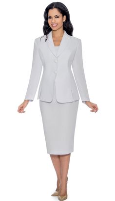 Giovanna 0826 2 piece Skirt Suit Colors: Black, White Sizes: 8, 10, 12, 14, 14W, 16, 16W, 18, 18W, 20W, 22W, 24W, 26W Women's Dress Suits Classy, Skirt Suits For Women Classy, Suits For Women Classy, Skirt Suits For Women, Usher Suits, Hobble Skirt, Womens Suit, Peplum Designs, Women Church Suits