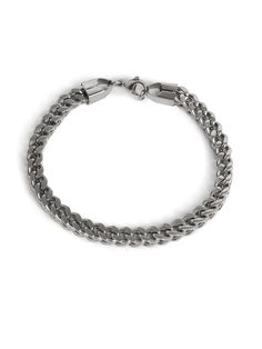 You just need to wrap this stylish bracelet around your wrist while chilling in your favourite jeans and a t-shirt, and it will instantly make you stand out in the crowd. You can never go wrong with this as a gift for your loved one's. Trendy Stainless Steel Bracelets For Everyday, Trendy Stainless Steel Bracelet For Everyday, Trendy Everyday Stainless Steel Bracelets, Casual Stainless Steel Bracelet With Clasp, Stainless Steel Braided Jubilee Bracelet For Everyday, Casual Stainless Steel Bracelets, Casual Stainless Steel Bracelet, Casual Bracelets With Stainless Steel Clasp For Everyday, Trendy Adjustable Chain Bracelet With Stainless Steel Clasp