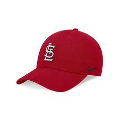 Show your love for your favorite MLB squad by snagging this St. Louis Cardinals Club adjustable hat. Along with its classic team color, it features an embroidered St. Louis Cardinals graphic on the front panels and an adjustable slide closure for the perfect fit. Reach for this Nike cap when you're headed out on a sunny day and let everyone know who you feel the best on the diamond is.Show your love for your favorite MLB squad by snagging this St. Louis Cardinals Club adjustable hat. Along with Nike Cap, Nike Red, St Louis Cardinals, Sunny Day, Adjustable Hat, Cardinals, Team Colors, Men's Nike, St Louis