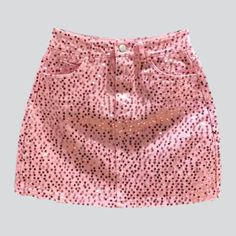 Bring on the nostalgia with our striking Y2K-style Rihnsotne Embellished Pink Denim Skirt ââ‚?now available from the 2023 Summer Collection! This mid-waisted mini skirt is a timelessly chic piece that's sure to take your wardrobe to the next level.Distinctive Features: Y2K-Inspired Style: An unmistakable throwback to a modern-defining era. this skirt oozes effortlessly cool vibes. Rihnsotne Embellishments: Our signature rhinestones add a unique flair. elevating this piece to one-of-a-kind status Cotton Mini Skirt For Spring Night Out, Cotton Mini Skirt For Night Out In Spring, Spring Cotton Mini Skirt For Night Out, Fitted Denim Skirt For Spring Party, Trendy Pink Mini Skirt For Fall, Chic Fitted Denim Skirt For Party, Pink Fitted Trendy Denim Skirt, Chic Embellished Mini Skirt For Spring, Trendy Fitted Pink Denim Skirt