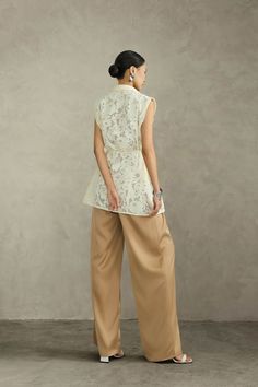 Embrace effortless elegance with our pants. Crafted from a luxurious blend of linen and cotton, these pants offer the perfect balance of comfort and sophistication. The wide-leg design elongates your silhouette, making them a versatile choice for any occasion. *Material: Silk (Brown/White pants), Cotton (Black pants) Elegant Luxury Linen Wide Leg Pants, Luxury Semi-formal Linen Pants, Luxury Cream Cotton Wide Leg Pants, Luxury Linen Full-length Bottoms, Cream Linen Pants, Luxury Off White Wide-leg Pants, White Linen Shirt, Types Of Lace, Twill Shirt