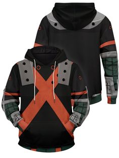 Bakugo Hoodie, My Hero Academia Katsuki Bakugo, Katsuki Bakugo, 3d Hoodie, Anime Outfits, My Hero, Unisex Design, Hoodie Sweatshirt, Hero Academia