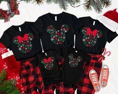 Mickey Minnie Christmas Shirt, Cute Mickey Christmas Snow Sweatshirt, Christmas Family Matching Tshirt, Christmas Gift, Xmas Winter Sweater -READ BEFORE ORDERING- Note: -The design is made of DTF (Direct-to-Film) print. -All of our sizes are unisex sizing which you can refer to the size chart for the exact measurements. Sizes may differ for different brands. -Please do not hesitate to contact us regarding questions about the items (sizes, shirt colors, design font colors, etc.) -Please note that Disney In December Outfits, Mickey Minnie Christmas, Christmas Tie Dye, Family Disney Shirts Matching, December Outfits, Magical Castle, Disney Christmas Shirts, Minnie Christmas, Disney Mom