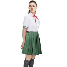 Specification Type: Suzume no Tojimari Suzume Iwato Cosplay Costume Source: Makoto Shinkai's Suzume no Tojimari Character: Suzume Iwato Fabric: Polyester Including: Shirt, Skirt, Socks Inventory: Made To Order Item, The Processing time is about 15-20 days. Occasion: Role-playing, Stage, Performance,Comic-con, Halloween, Costume Party and more. WASHING NOTICE: Hand wash in cold water recommend. Squeeze out excess water, then dry naturally. For leather, we do not recommend cleaning Size Chart Note Suzume Iwato, Suzume No Tojimari, Halloween Costume Party, Stage Performance, Skirt Socks, Shirt Skirt, Cute Design, Role Playing, Costume Party