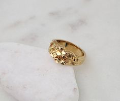 Gold Nugget Ring, Nugget Ring, 14k Heavy Plated Gold, For Women But Men Can Wear, High Quality Ring, Lifetime Replacement Guarantee #GoldRingWomens #14kGoldNugget #14kNuggetJewelry #14kGoldRingWomen #14kGoldNuggetRing #GoldNuggetRing #WomensGoldRing #WomensRing #GoldNugget #GoldNuggetJewelry 14k Gold Nugget Signet Ring For Anniversary, Hammered Nugget Ring For Anniversary, Gold Nugget Jewelry, Gold Nugget Ring, Authentic Gold, Pretty Ear Piercings, Gold For Women, Oak Forest, Star Chain