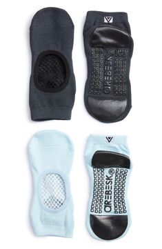 The patented grips on these fashion-forward net-inset socks give superior traction so you can go all out on your workouts and dance moves without slipping. Style Name:Arebesk Phish Net Assorted 2-Pack No-Slip Socks. Style Number: 6227291. Available in stores. Functional Slip-resistant Gym Socks, Comfortable Slip-resistant Socks For Yoga, Casual Non-slip Socks For Pilates, Comfortable Slip-resistant Yoga Socks, Slip-resistant Comfortable Gym Socks, Slip-resistant Training Socks, Anti-odor Comfortable Socks For Workout, Comfortable Anti-odor Socks For Workout, Blue Non-slip Sporty Socks