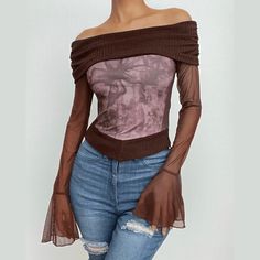 Please refer to our sizing chart for a guideline when choosing a size.5 business days order processing time.90% polyester 10% spandex. Off Shoulder Long Sleeve Top, Knitted Patchwork, Waistcoat Sweater, Solid Dress Casual, Bodysuits And Jeans, Long Halter Dress, Sheer Mesh Dress, Formal Dresses With Sleeves, Pop Style