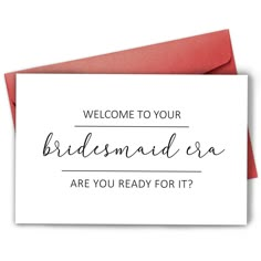 PRICES MAY VARY. Surprise your bridesmaids with a Taylor Swift-inspired bridesmaid proposal card that she must be happy to accept it. Printed on high quality card stock and beautifully packaged. All cards feature unique designs and quality embellishments. Card size: 8.1*5.3in (comes with a nice red envelope). Built-in blank space to write your personalized messages. Thanks for taking the time to read the listing. Hope you have a pleasant shopping experience! Co Maid Of Honor Proposal, Bridesmaid Proposal Taylor Swift, Taylor Swift Bridesmaid Proposal, Cute Ways To Ask Bridesmaids, Ways To Ask Bridesmaids, Bridesmaid Invitation Card, Funny Bridesmaid Proposal Cards, Matron Of Honor Proposal, Funny Bridesmaid Proposal