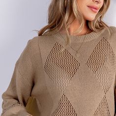 Embrace effortless warmth with the Light Brown Round Neck Long Sleeve Sweater. Its soft, neutral shade and classic round neck make it an easy choice for cozy, everyday wear. Product code: CAA06D4H008HH Brown Soft Knit Crew Neck Sweater, Neutral Crew Neck Sweater With Textured Knit, Beige Open Knit Crew Neck Sweater, Beige Crew Neck Sweater For Layering, Casual Brown Sweater With Soft Texture, Casual Taupe Crew Neck Sweater, Everyday Fall Sweater In Pointelle Knit, Everyday Fall Pointelle Knit Sweater, Everyday Long Sleeve Open Knit Sweater