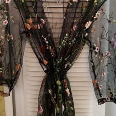 Floor Length, Floral Sheer Robe. Can Be Used Poolside, Or Lingerie Robe. New With Tags. Size Medium. Sheer Robe, Sheer Cover Up, Other Colors, Floor Length, Cover Up, Lingerie, Size Medium, Tags, Floral