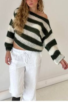 Pop on this cosy jumper whether its for everyday or running errands - an absolute must have! Pair with sneakers and some comfy jeans for a relaxed chill girl look. This striped knit is perfect for the cooler weather! Oversized style Long sleeves Heavy weight cable knit material Lots of stretch High neckline Pull on style Full lengthNote: That the measurement of our garments may vary according to design and style； Please allow 0.5-1" difference due to manual measurement(1inch = 2.54cm); Please ta Chill Girl, Night Skirt, Cosy Jumper, Dress Party Night, Comfy Jeans, Oversized Style, Cooler Weather, Daily Dress, Sequin Top