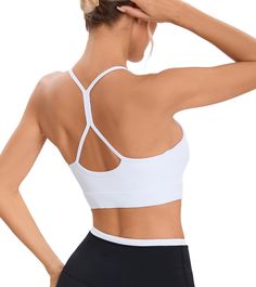 PRICES MAY VARY. Women halter sports bras: It's soft and friendly to your skin, comfortable and stretchy. Halter neck is fashion and no worry the low neck problem and you can enjoy yourself with it. Longline Y back bra for women: Designed combine sports and reasonable wearing. It is enough to cover the entire front chest. Suitable for yoga, pilates, fitness or can be used for daily. Women longline padded bra: Removable pad is easy to be adjustmented. Longline bra design for workout wearing. Race Bra Design, Neck Problems, Back Yoga, Pilates Fitness, Pants Skirts, Crop Bra, Longline Bra, Women Halter, Skirt And Blouse