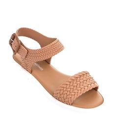 Melissa Mar Salinas Sandal Classic Contemporary Charm In A Flat Sandal Molded From Water-Resistant Pvc And Infused With The Brand's Signature Fruity Scent. Color Salmon Pinkish Tan With White Sole - Open Toe - Braided Texture - Adjustable Ankle Strap With Buckle Closure - Upper, Lining, And Sole (Tm) Pvc Upper A Durable, Flexible, Hypoallergenic And Recyclable **These Are Brand New Without Tags, Have A Couple Light Marks On The Sole From In Store, But Not Noticeable, Sold As Is Brown Sport Sandals With Ankle Strap For Beach, Brown Ankle Strap Sport Sandals For Beach, Ankle Strap Synthetic Jelly Sandals For Vacation, Synthetic Ankle Strap Jelly Sandals For Vacation, Ankle Strap Jelly Sandals For Vacation, Vacation Ankle Strap Jelly Sandals, Synthetic Ankle Strap Sport Sandals For Beach, Synthetic Ankle Strap Jelly Sandals For Beach, Casual Sport Sandals With Heel Strap For Beach