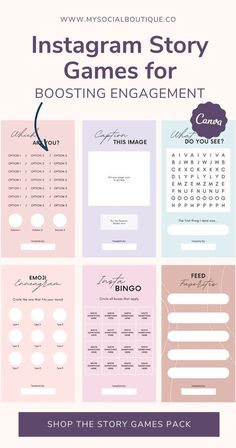 Canva Design Ideas Instagram Post Business Instagram Story Ideas Games, Instagram Engagement Stories, Instagram Story Games, Instagram Engagement Posts, Engaging Instagram Stories, Instagram Template Story, Podcast Marketing, Canva Instagram Templates