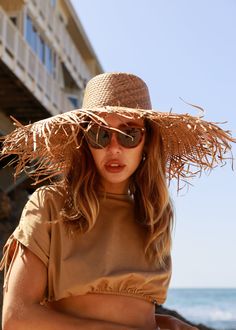 That summer holiday you are dreaming of comes to life through our Isla Hat. it is light weight with a raw-edged straw brim adding fun and texture to its look. Lightweight Made from Straw *Sizes vary, but measure about S/M: 21 IN M/L: 23 IN Fringe Hat, Vacation Hat, Womens Straw Hats, Weights For Women, Laguna Beach, Summer Holiday, Straw Hat, Floppy Hat, Simple Designs