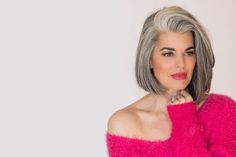 Consider Shorter Hair Choppy Bobs, Grey Bob Hairstyles, Grey Bob, Gorgeous Gray Hair, Beautiful Gray Hair, Silver Foxes, Shorter Hair, Natural Gray Hair, Fresh Beauty