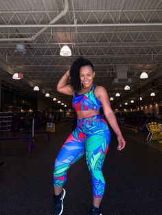 PLEASE NOTE: We’re super into sustainability and waste reduction, so our athletic wear is cut and printed as soon as you place your order. This means ALL SALES ARE FINAL. Please use the sizing information located in the product images to determine your correct size, and don’t hesitate to contact us with sizing questions. Mid waist leggings with floral print in green, red and blue - Ankle length leggingsDetails * 82% polyester/18% spandex* Material has a four-way stretch, which means fabric stret Waste Reduction, Stretches For Flexibility, Ankle Length Leggings, Red Floral Print, Patterned Leggings, High Waist Leggings, Womens Leggings, Active Wear Leggings, Printed Leggings