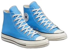 Blue Retro High-top Sneakers For Sports, Retro Blue High-top Sneakers For Sports, Blue Converse High-top Sneakers For Sports, Retro Blue Mid-top High-top Sneakers, Blue Converse Sneakers For Streetwear, Blue Retro High-top Sneakers, Sporty Blue Converse High-top Sneakers, Blue Converse Sporty High-top Sneakers, Retro Blue High-top Sneakers