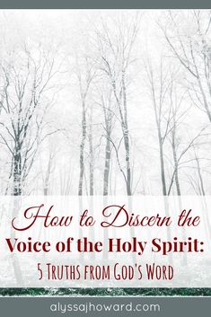 Have you ever wondered how to discern the voice of the Holy Spirit? Fortunately for us, the Bible has quite a bit to say about how to recognize His voice. #HolySpirit Quotes Short Simple, Hearing Gods Voice, Bible Study Tools, Quotes Short, His Voice, Inspirational Prayers, The Holy Spirit