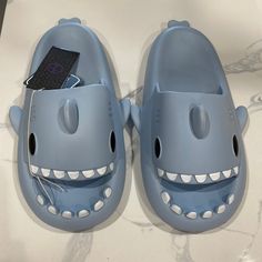 Shipped From Japan Brand New Super Cute Sharkie Foggs Flip Flop Sandals, Flip Flops, Shoes Sandals, Men's Shoes, Color Blue, Super Cute, Man Shop, Japan, Sandals