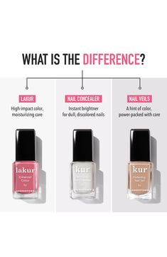 What it is: A perfecting polish offered in universally flattering shades where pigment is turned down to turn up the conditioning.What it does: The ultra-sheer hues instantly perfect and enhance the natural look of nails as a blend of supercharged actives deliver strengthening and moisturizing benefits. Once removed nails are left looking rejuvenated and healthier than before. How to use: Apply 1 to 2 coats directly onto clean nails; no base coat or top coat needed. Paraben-free; phthalate-free; Remove Acrylics, Remove Acrylic Nails, Nail Growth, Pink Nail Polish, Nail Strengthener, Evening Primrose Oil, Nail Plate, Alpha Hydroxy Acid, Gentle Exfoliator