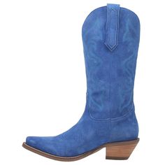 PRICES MAY VARY. Leather Shaft Pull-On Closure Mid-Calf Royal Blue Boots, Dingo Boots, Blue Suede Boots, Suede Cowboy Boots, Dan Post Boots, Everyday Boots, Leather Cowgirl Boots, Styling Fashion, Out West