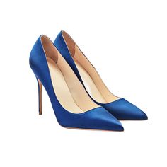 Shop Royal Blue Bridal Satin Court Shoes 4 inches Stilettos Slip-On High Heel Pumps color Royal Blue for Party, Wedding, Work with worldwide Free shipping & Free return. Blue Court Shoes With 4-inch Heel For Party, Elegant Blue Pointed Toe Wedding Shoes, Elegant Fitted Blue Court Shoes, Elegant Blue Court Shoes For Evening, Elegant Blue Court Shoes For Formal Occasions, Elegant Royal Blue Heels For Evening, Elegant Royal Blue Fitted Heels, Elegant Blue High Heels, Elegant Royal Blue Evening Heels