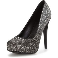 V By Very Carmel Platform Graduated Glitter Heel ($17) ❤ liked on Polyvore featuring shoes, pumps, heels, platform pumps, black stiletto pumps, high heel platform pumps, silver platform pumps and black slip on shoes Shoes Pumps Heels, Black High Heel Pumps, Glitter High Heels, Black High Heels Shoes, Silver High Heels, Black Platform Shoes, Black Slip On Shoes, Black Shoes Heels, Glitter Pumps