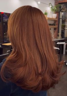 Copper Cinnamon Hair, Cinnamon Auburn Hair Color, Cinnamon Copper Hair Color, Copper Hair With Fringe, Ginger Highlights On Brown Hair, Cinnamon Ginger Hair, Auburn Copper Hair Color, Brunette Ginger Hair, Cinnamon Red Hair Color