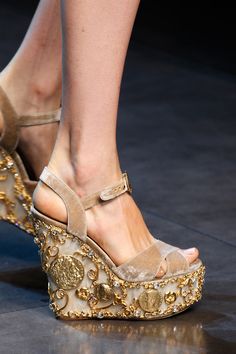 Runway Shoes, Fashion Week Spring 2014, Fashion Week Runway, Fabulous Shoes, Shoe Lover, Mode Inspiration, Dolce & Gabbana, Style Outfits, Primavera Estate